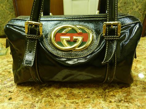 black gucci purse|authentic black gucci purse.